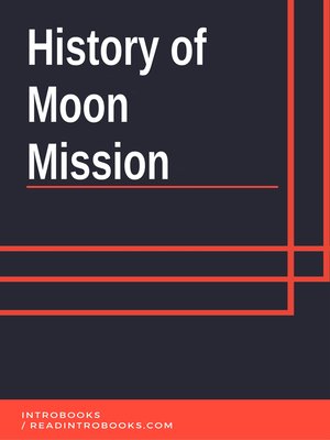 cover image of History of Moon Mission
